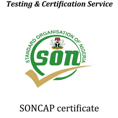 acheter Certificat de produit SONCAP Certificat d'essai online manufacture