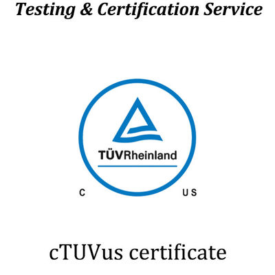 acheter Certification SUD cTUVus Rhineland certification cTUVus Certification nord-américaine de sécurité (États-Unis et Canada) online manufacture