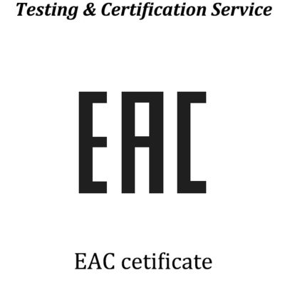 Certificat EAC de l'Union économique eurasienne Marque de certificat EAEU
