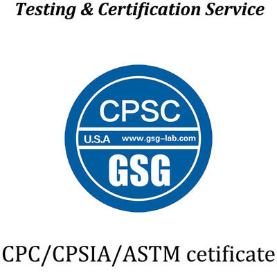Produits pour enfants Certificat CPC américain Certification nord-américaine